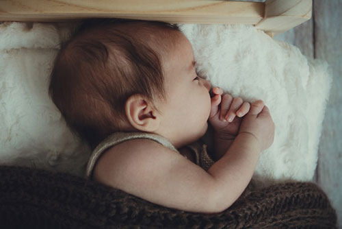schlafendes Baby Baby schläft