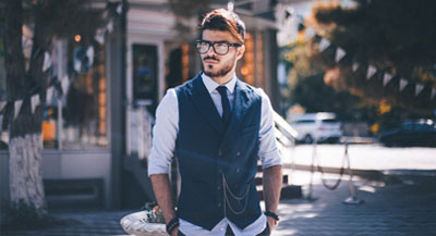Mann mit Brille Mann Brille